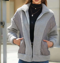 R&B | Jacke für Damen mit Reibverschluss und Gesteppten Details