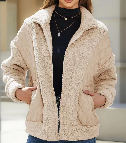 R&B | Jacke für Damen mit Reibverschluss und Gesteppten Details