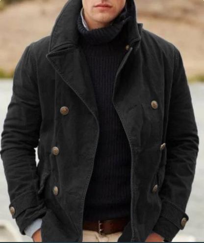 R&B | Übergangsjacke Herren Knopfleiste Frühlingsjacke Herren