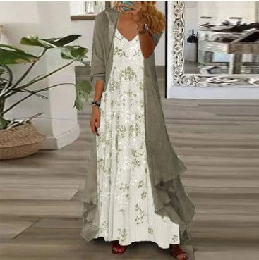 R&B | Elegantes Grünes Kleid