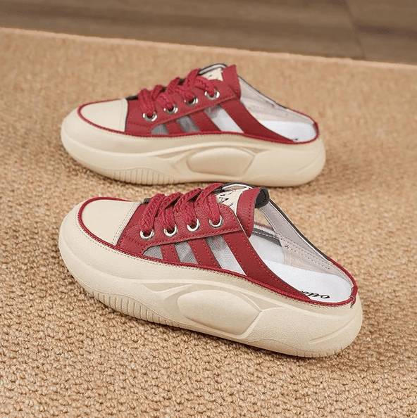 Rote Leichte Orthopädische Slippers R&B