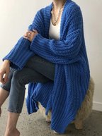 R&B | Stilvolle Lange Damen-Strickjacke