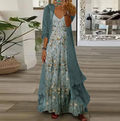 R&B | Blaues Maxikleid