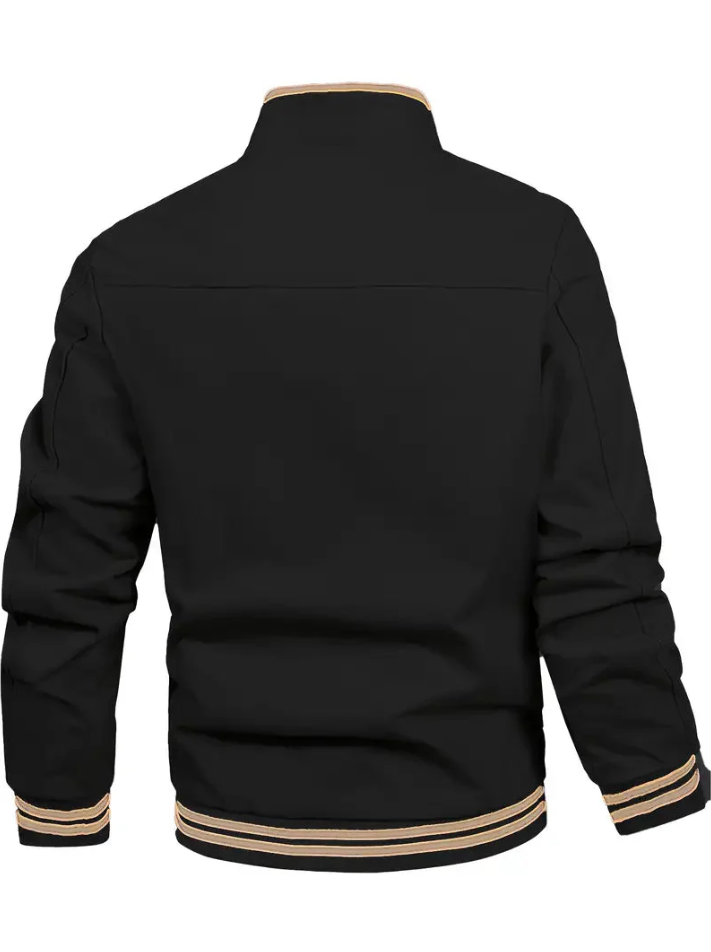 R&B | Zeitlos bequeme Herrenjacke mit Stehkragen