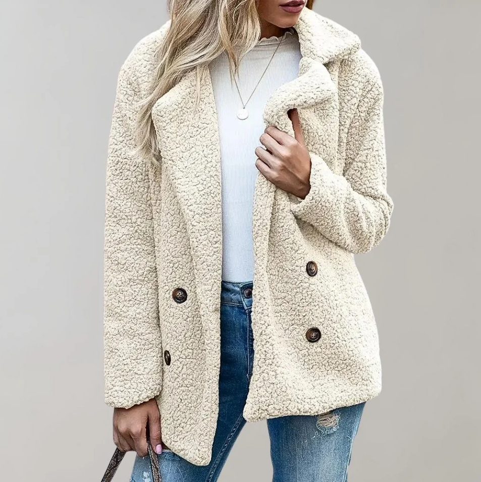 R&B | Warme und Flauschige Damenjacke