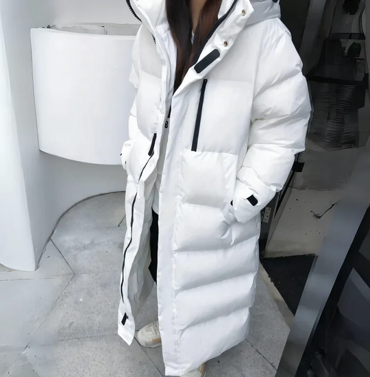 R&B | Langer Daunenmantel für Den Winter