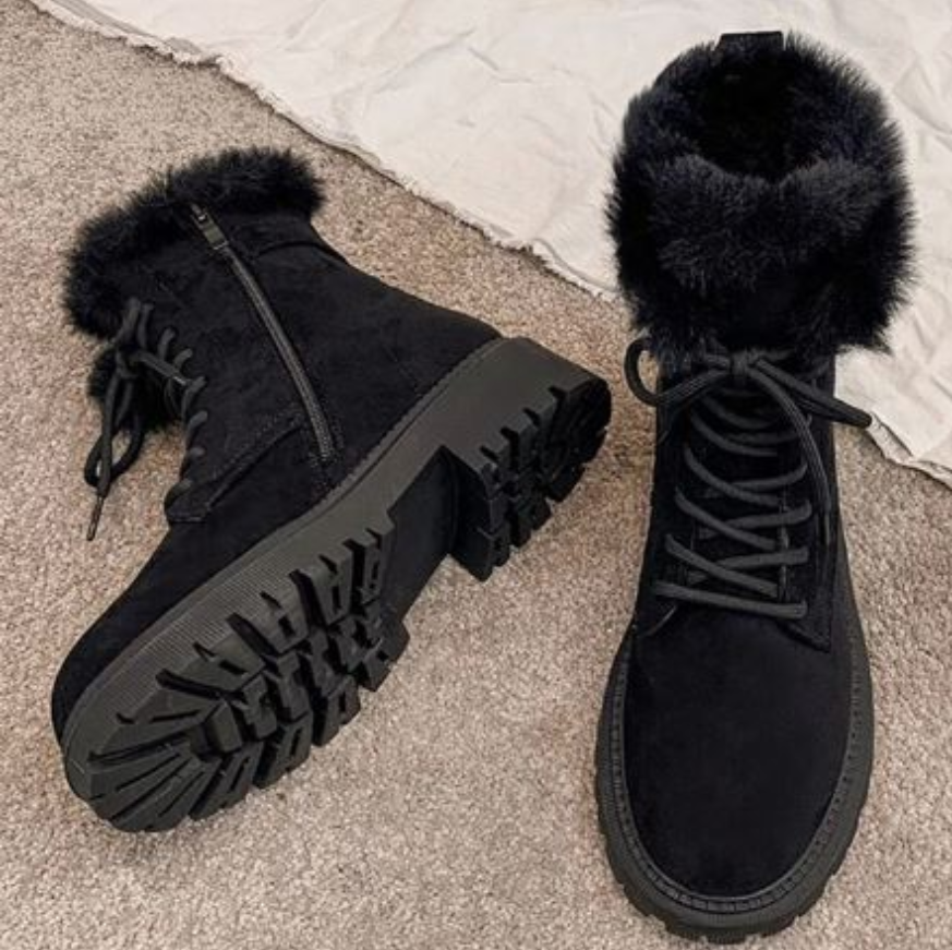 R&B | Rutschfeste warme Schneestiefel mit Reißverschluss