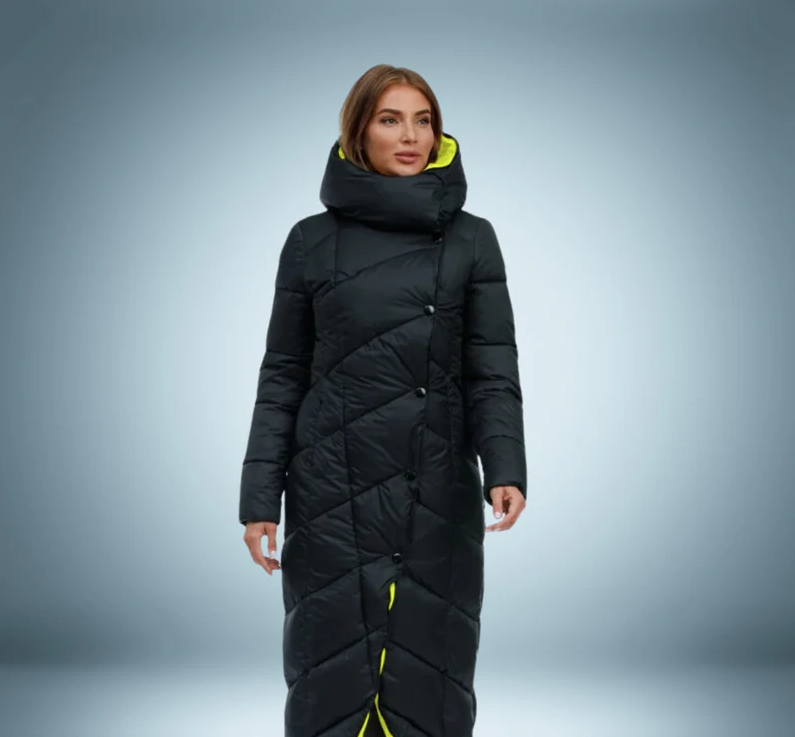 R&B | mit Knopfverschluss für Frauen Ideal für Den Winter