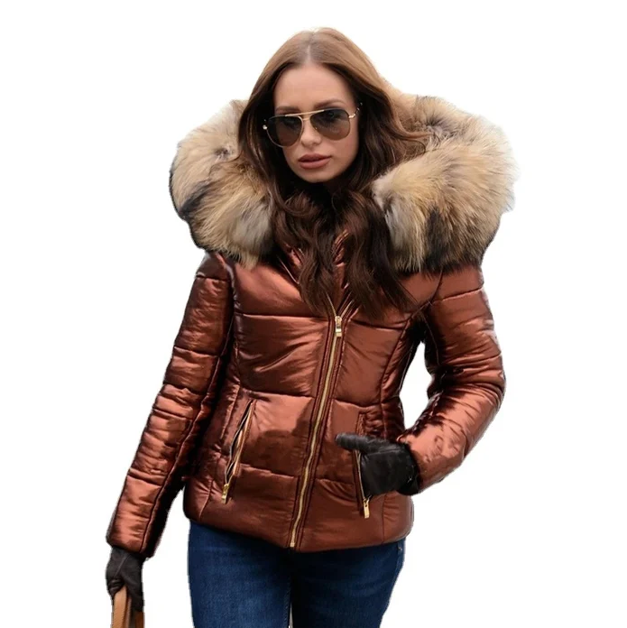 R&B | Eleganter Wintermantel mit Synthetischer Fell