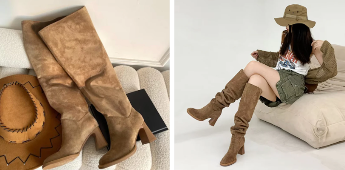 R&B | Stiefel mit hohem Absatz