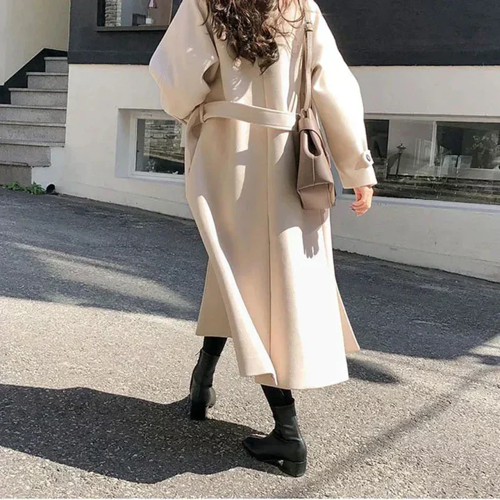 R&B | Eleganter Wintermantel für Damen, Lang und Warm