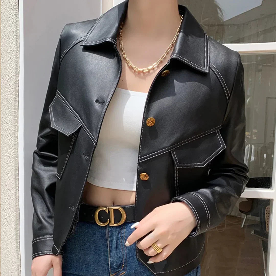 R&B | Elegante Lederjacke