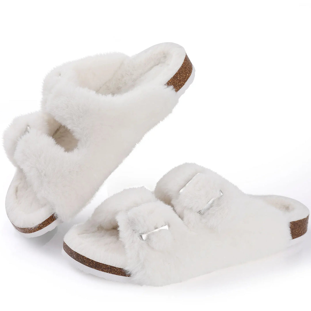 R&B - Chic Winter-Plüsch-Fellpantoffeln für Damen