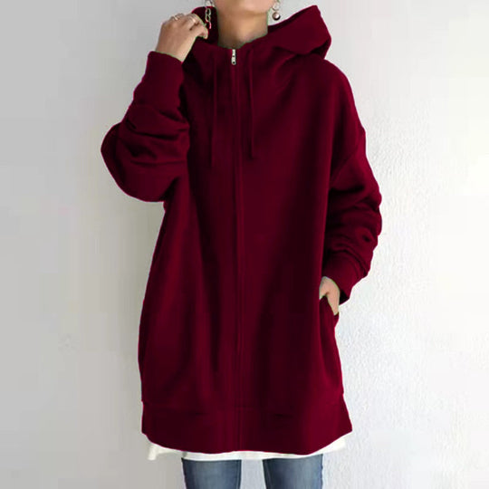 R&B - Lange Herbst Strickjacke