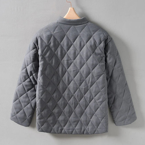 R&B | Sommerjacke Herren mit Knöpfen und Rautenförmiger Steppung