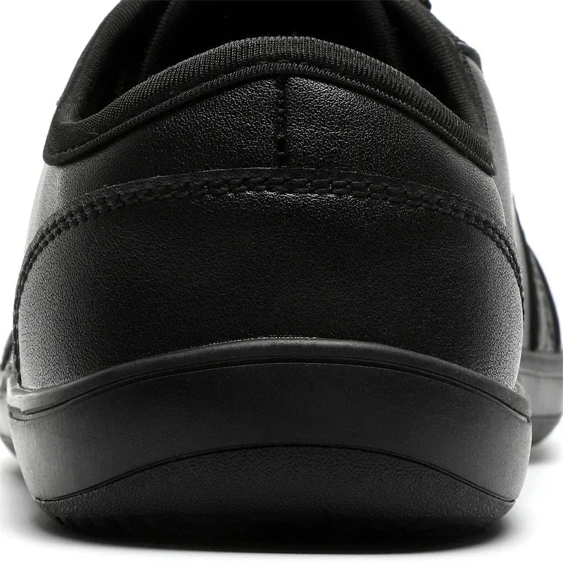 R&B | Minimalistische Leder Barfußlaufschuhe