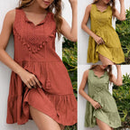 Ärmelloses Strandkleid für Damen