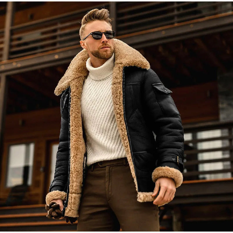 R&B | Kragen Daunen Pelzkragen Jacke Für Männer