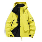 R&B Damen Windbreaker Jacke mit Kapuze und Stehkragen