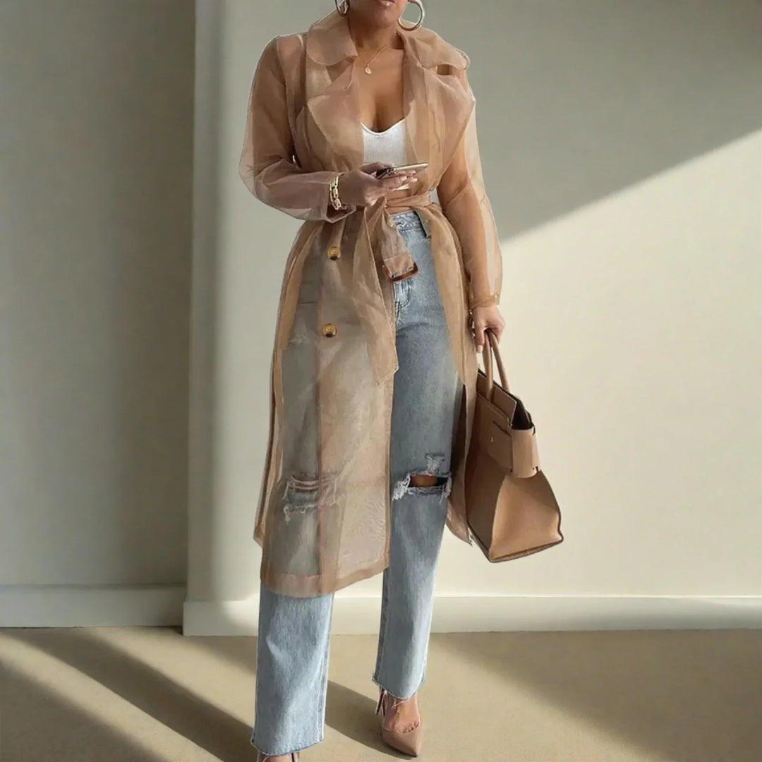 R&B | Durchsichtiger Trenchcoat