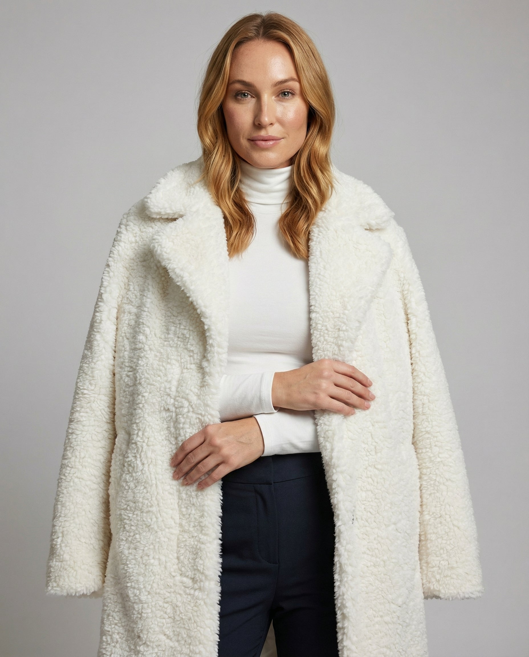 Faux Fur Winterjacke Damen | R&B