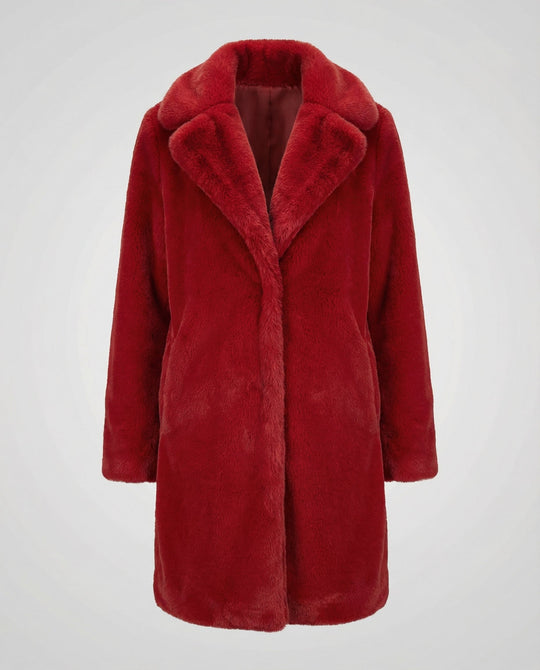 Faux Fur Winterjacke Damen | R&B