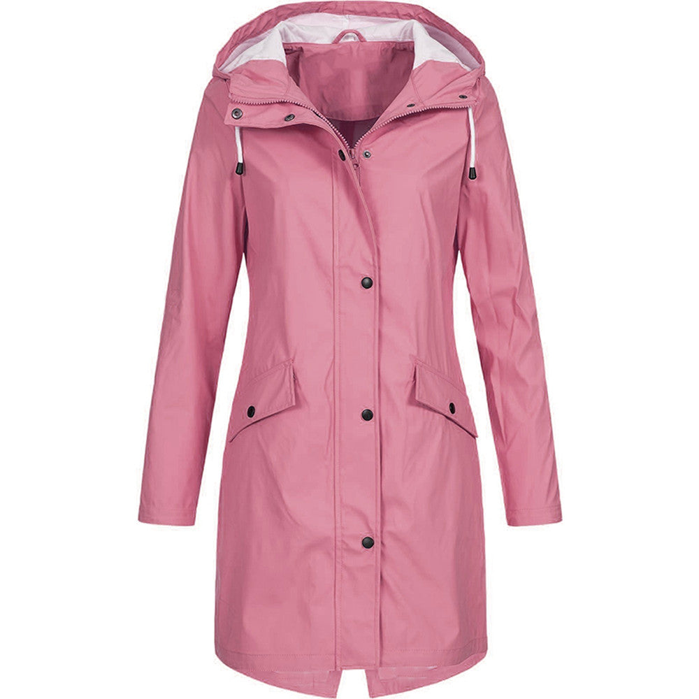 R&B | Damen Kapuzen Langjacke