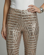 Damen Schlaghose mit Glitzer & Schlagdesign - R&B