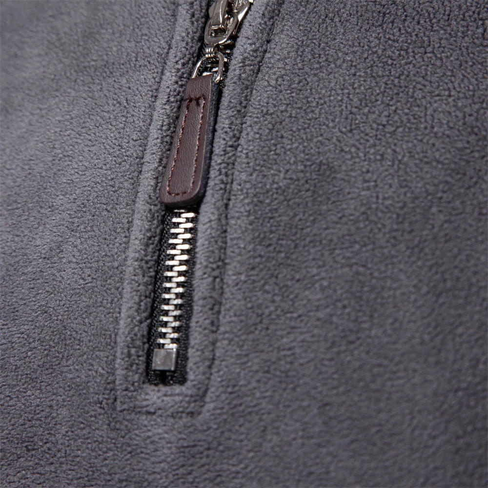 R&B | Weiches Fleece Sweatshirt mit Reißverschluss Warm und Komfortabel Ideal für Kaltes Wetter