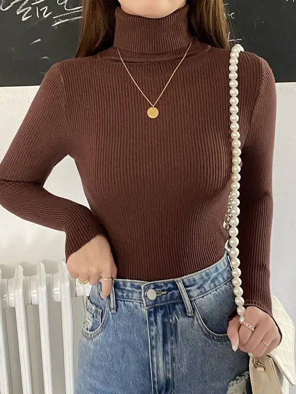 R&B | Strickpullover Gerippte Struktur Figurunabhängiger Schnitt