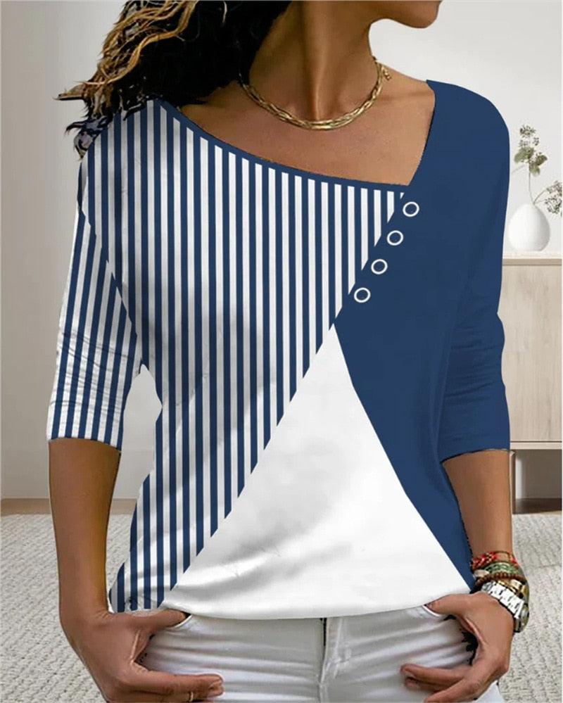 R&B | Mirtesshirt V-Ausschnitt T-Shirt für Damen