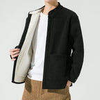R&B | Leichtes Cordjacke für Herren mit großen Taschen