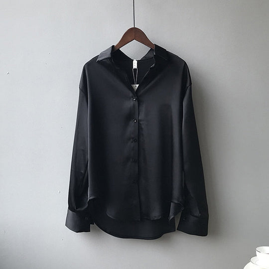 R&B | Damenbekleidung Seidenhemd Vintage Bluse