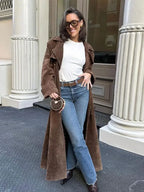 R&B | Faux Suede Winterjacke für Damen