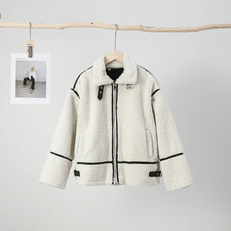R&B | Lässiger Lambswool Mantel