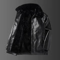 R&B | Lederjacke mit Kragen - Liam