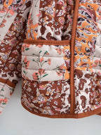 R&B | Wintermantel mit Blumenmuster