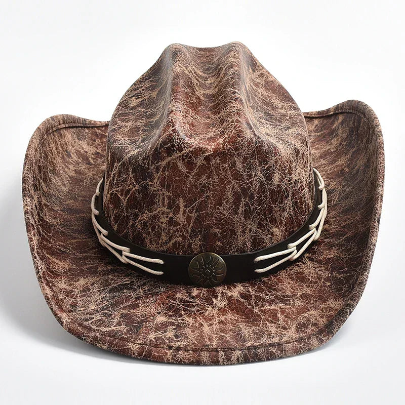 R&B - Cowboyhut mit Knochenperlenbesatz