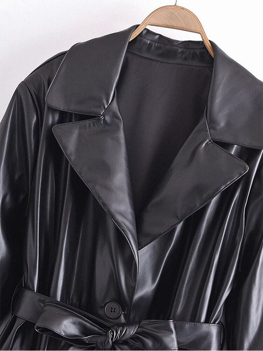 R&B | Imitationslederjacke für Damen