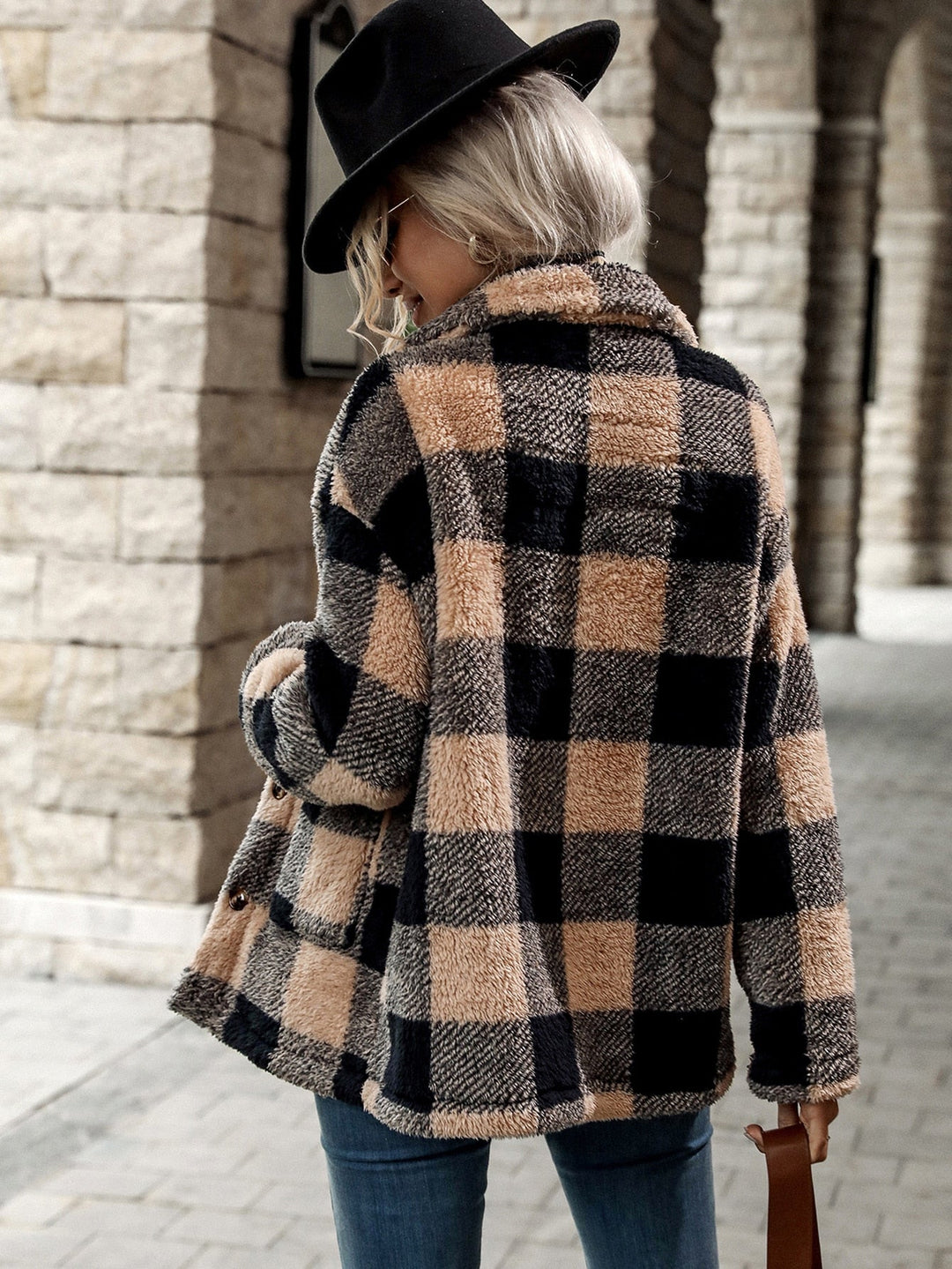 R&B | Flanelljacke mit Knöpfen für Damen