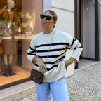 R&B | Gestreifter Pullover Sweater