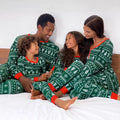 R&B | Weihnachts-Pyjamas Grün