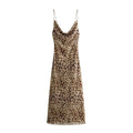 Schicke Kleid mit Leopardenmuster für Damen
