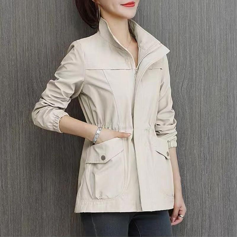 R&B | Damen Übergangsjacke mit Stehkragen