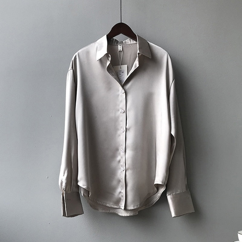 R&B | Damenbekleidung Seidenhemd Vintage Bluse