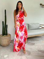 R&B | Damen Langrock Kleid Elegant und Fließend