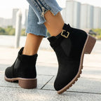 R&B | Runde Zehen Plattform Freizeitstiefel für Frühling und Herbst