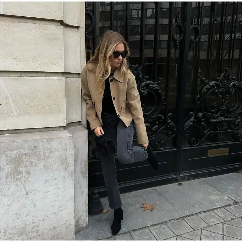 R&B | Damen Wildlederjacke