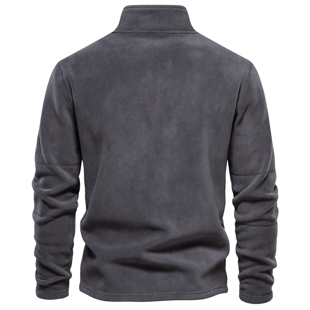 R&B | Weiches Fleece Sweatshirt mit Reißverschluss Warm und Komfortabel Ideal für Kaltes Wetter