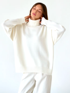 R&B | Kuscheliger Oversize-Pullover mit Rollkragen